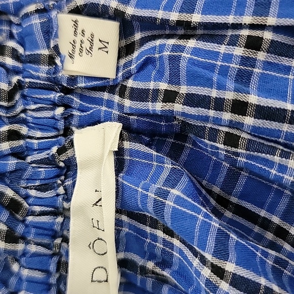 Doen Ischia Dress in Cassis Check Medium - Picture 5 of 7